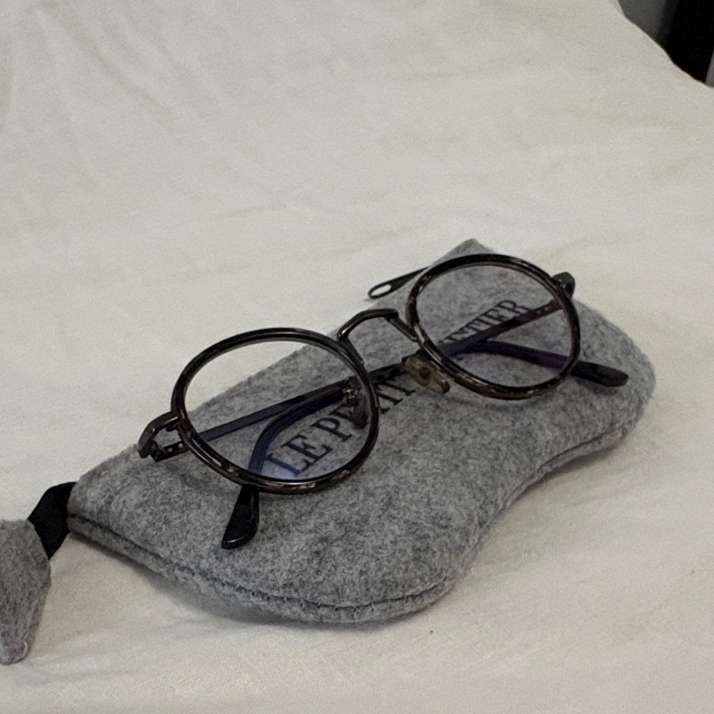 Le Petit Lunetier Brown Tortoiseshell Round Blue Light Eyeglasses - Picture 7 of 9